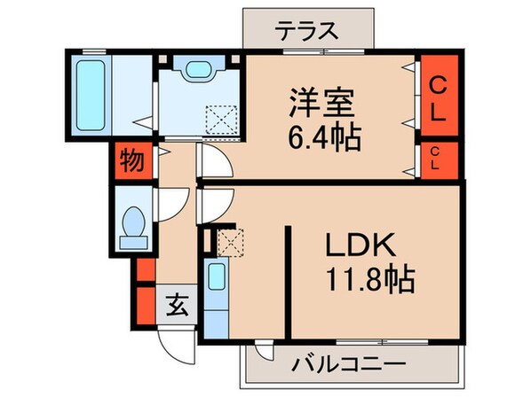 ガ－デンハウスＣの物件間取画像